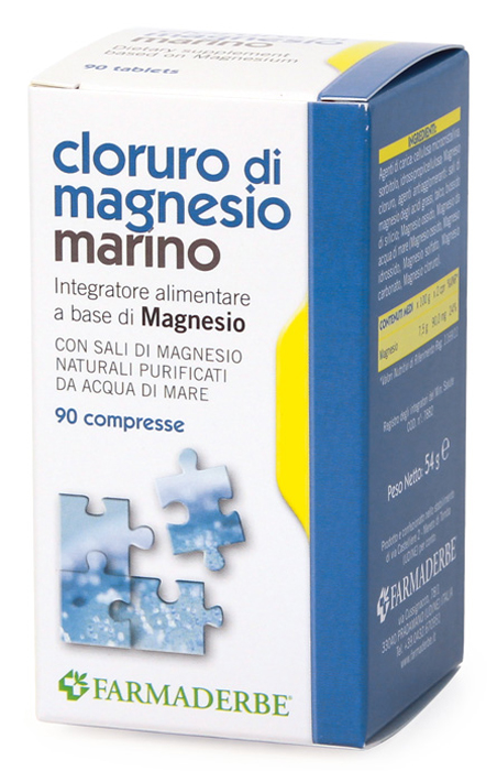 CLORURO DI MAGNESIO MARINO 90 COMPRESSE - doctorpill.it