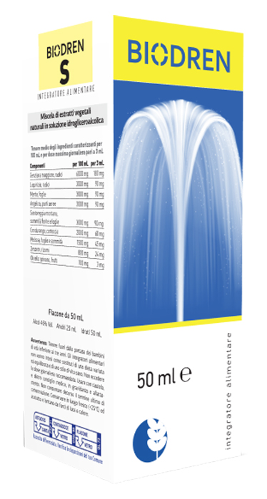 BIODREN S SOLUZIONE IDROALCOLICA 50 ML - doctorpill.it
