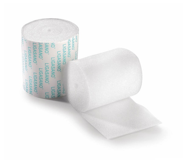 MEDICAZIONE LIGASANO ASSORBENTE IN POLIURETANO NON STERILE STRUTTURA A NIDO D'APE 300X10CM ALTEZZA 3MM 6 PEZZI - doctorpill.it