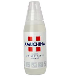 DISINFETTANTE IGIENIZZANTE A BASE DI IPOCLORITO DI SODIO ANTIMICROBICO AD AMPIO SPETTRO D'AZIONE AMUCHINA LIQUIDA 100% 500 ML - doctorpill.it