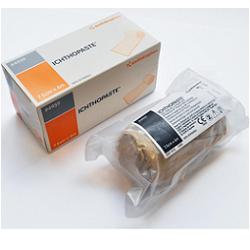 BENDA MEDICATA ICHTHOPASTE CON OSSIDO DI ZINCO ITTIOLO PER TRATTAMENTO ULCERE VENOSE ARTI INFERIORI 7,5X600 CM - doctorpill.it