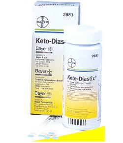 STRISCE MISURAZIONE GLICOSURIA E CHETONURIA KETODIASTIX 50 PEZZI - doctorpill.it