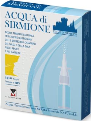 ACQUA SIRMIONE MINERALE NATURALE 6 FIALE 15 ML - doctorpill.it