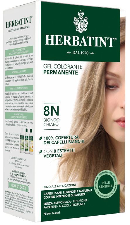 HERBATINT 8N BIONDO CHIARO 150 ML - doctorpill.it