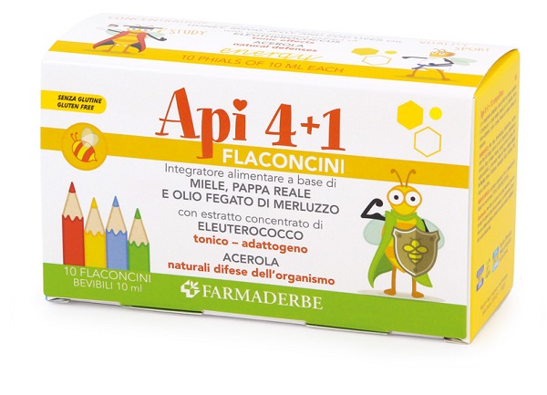 APIQUATTRO + 1 10 FLACONCINI DA 10 ML - doctorpill.it