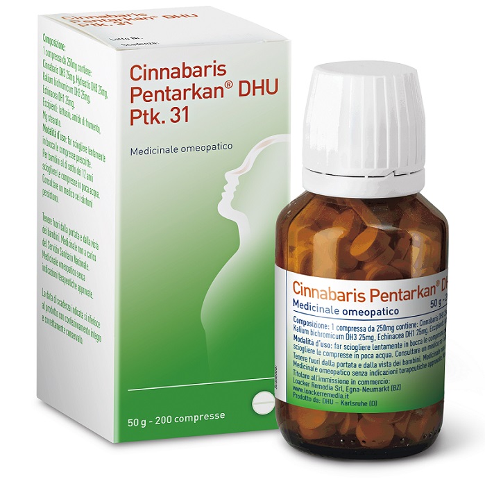 CINNABARIS 31 PTK 200 COMPRESSE 50 G - doctorpill.it