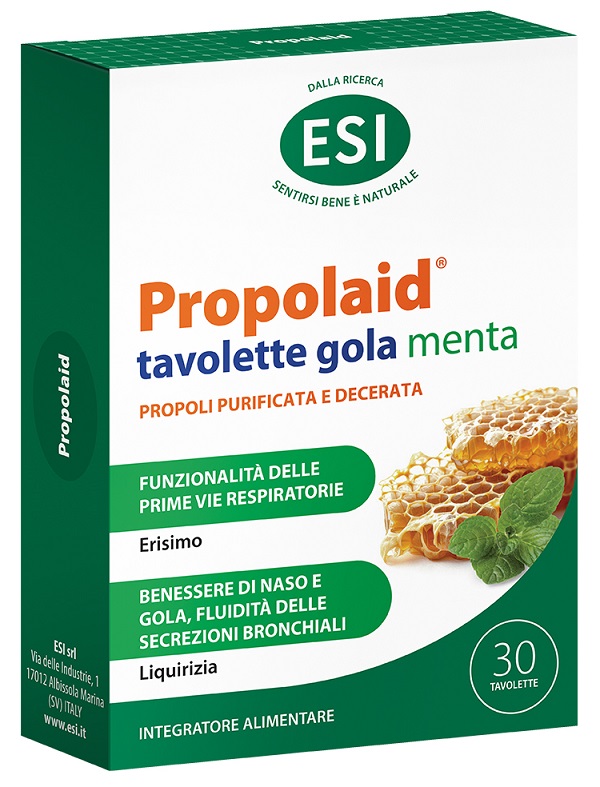 ESI PROPOLAID TAVOLETTE GOLA MENTA 30 TAVOLETTE - doctorpill.it