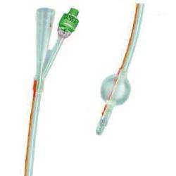 CATETERE FOLEY IN SILICONE TRASPARENTE A 2 VIE CON PALLONCINO 5-10ML DIAMETRO CH16 5,33MM LUNGHEZZA 40CM - doctorpill.it
