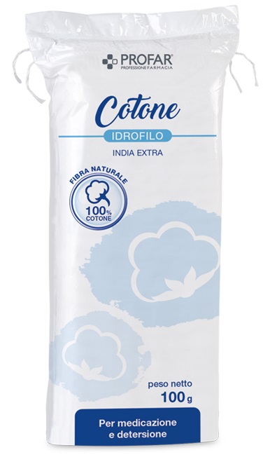 COTONE IDROFILO PROFAR INDIA EXTRA 100 G - doctorpill.it