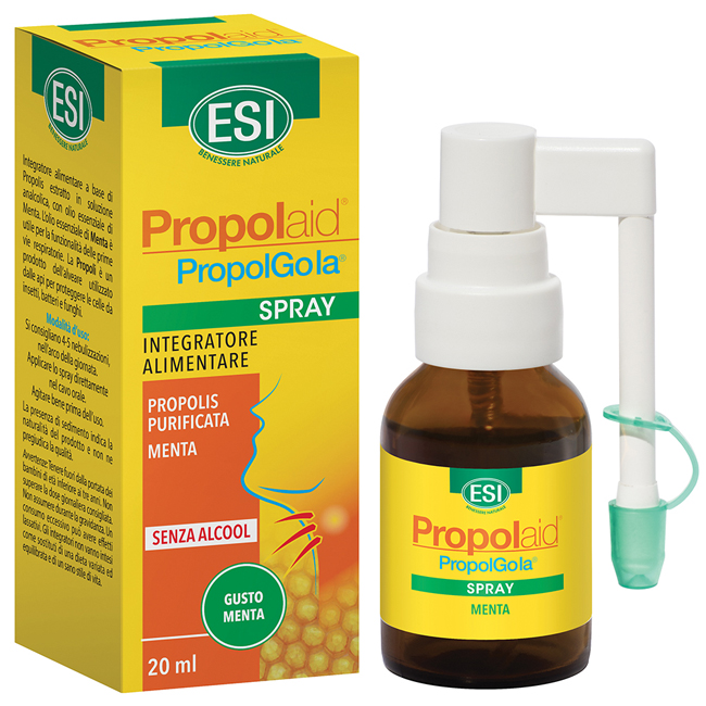 ESI PROPOLAID SPRAY GOLA ANALCOLICO MENTA 20 ML - doctorpill.it