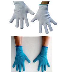 GUANTO AMBIDESTRO IN COTONE MONOFILO BIANCO PER ALLERGIE DERMATOLOGICHE SENZA CUCITURE POLSINO ELASTICO LARGHEZZA 65 MM 8,5 1 PAIO - doctorpill.it