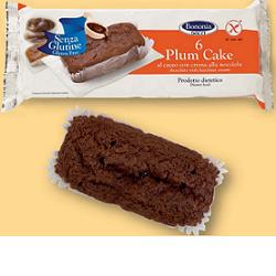 BONONIA PLUMCAKE AL CACAO CON CREMA ALLA NOCIOLA SENZA GLUTINE 6 X 45 G - doctorpill.it