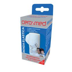 BENDA ELASTICA CEROXMED 6X450 CM CON GANCIO 1 PEZZO - doctorpill.it