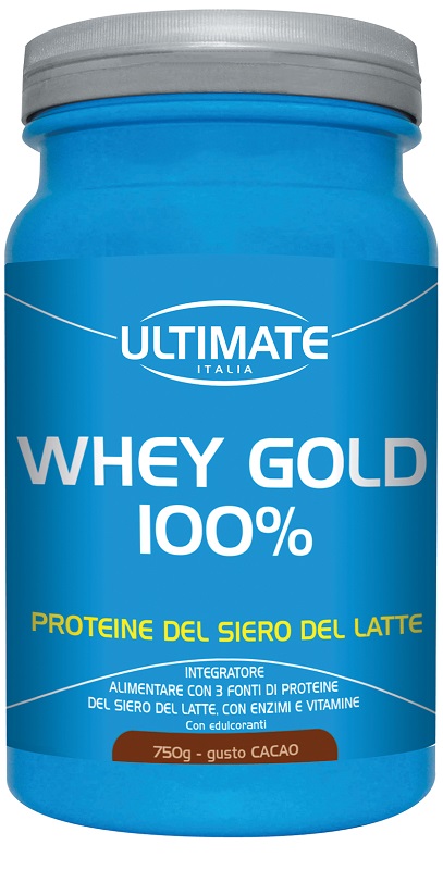 ULTIMATE WHEY GOLD 100 % CACAO 750 G - doctorpill.it