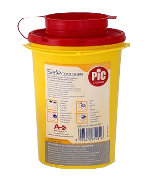 CONTENITORE DI SICUREZZA PER TALGIENTI PIC CAPACITA' 0,6 LITRI ARTICOLO 00022994000000 1 PEZZO - doctorpill.it