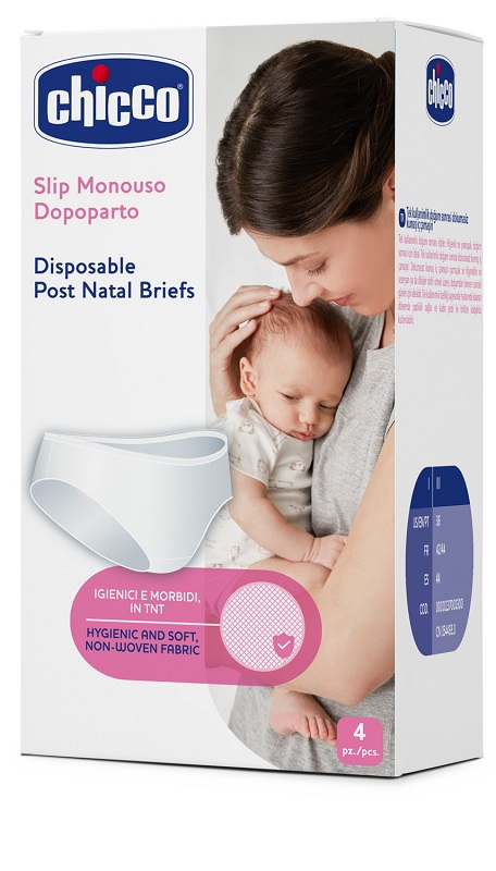 CHICCO MAMMA DONNA SLIP TESSUTO NON TESSUTO MISURA 3 4 PEZZI - doctorpill.it