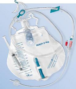 CATETERE IN SILICONE SCANALATO PROFILCATH PRECONNESSO CH14 LUNGHEZZA 40CM + SACCA DI DRENAGGIO DA 2000ML GRADUATA CON TUBO DI SCARICO ELASTICO E CHIUSURA A MORSETTO - doctorpill.it