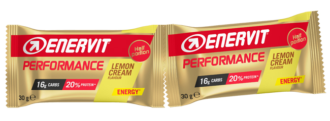 ENERVIT PS DOUBLE LEMON CREAM 2 MEZZE PORZIONI BOX 1 BARRETTA - doctorpill.it