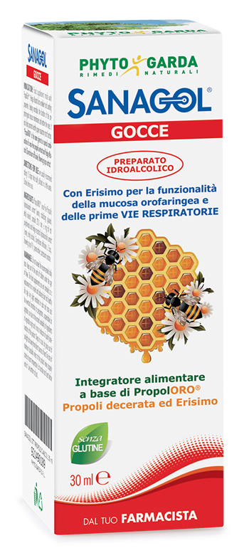 SANAGOL GOCCE PROPOLI ESTRATTO IDROALCOLICO 30 ML - doctorpill.it