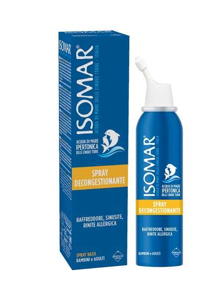 ISOMAR NASO CHIUSO SOLUZIONE ACQUA DI MARE IPERTONICA PER DECONGESTIONE NASO CHIUSO 50 ML - doctorpill.it