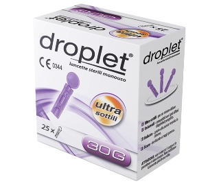 LANCETTE PUNGIDITO DROPLET GAUGE 30 25 PEZZI - doctorpill.it
