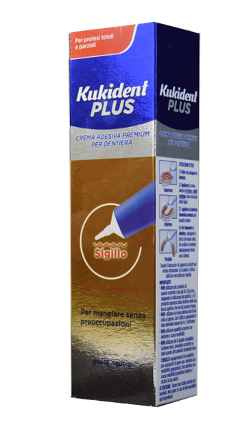 KUKIDENT SIGILLO CREMA ADESIVA PER PROTESI DENTARIE 40 G - doctorpill.it