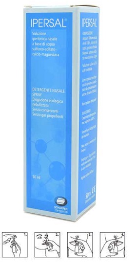 SOLUZIONE IPERTONICA IPERSAL SPRAY NASALE 50 ML - doctorpill.it
