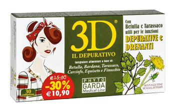 3D IL DEPURATIVO 30 COMPRESSE - doctorpill.it
