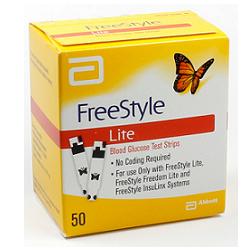STRISCE MISURAZIONE GLICEMIA FREESTYLE LITE 50 PEZZI - doctorpill.it
