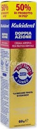 KUKIDENT PLUS DOPPIA AZIONE CREMA ADESIVA PER PROTESI DENTARIE 60 G - doctorpill.it