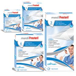 MEDICAZIONE POST OPERATORIA MEDIPRESTERIL IMPERMEABILE 10X15CM 4 PEZZI - doctorpill.it