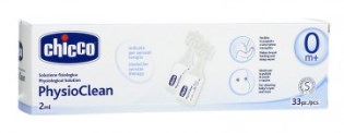 CHICCO PHYSIOCLEAN SOLUZIONE FISIOLOGICA 33 FLACONCINI 2 ML - doctorpill.it