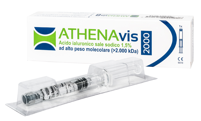 SIRINGA INTRA-ARTICOLARE ATHENAVIS 2000 ACIDO IALURONICO 1,5% 30 MG 2 ML 3 PEZZI - doctorpill.it