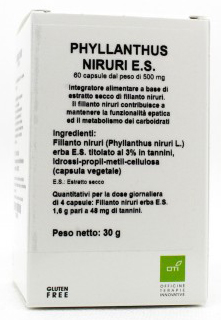 PHYLLANTHUS NIRURI ESTRATTO SECCO 60 CAPSULE - doctorpill.it
