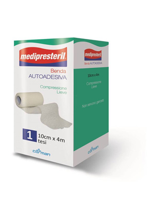 BENDA ADESIVA MEDIPRESTERIL 10X400CM - doctorpill.it