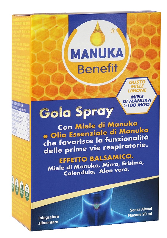 MANUKA BENEFIT GOLA SPRAY 20 ML - doctorpill.it