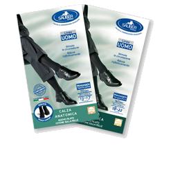 CALZA UOMO COTONE 140 DENARI MEDIA BLU - doctorpill.it