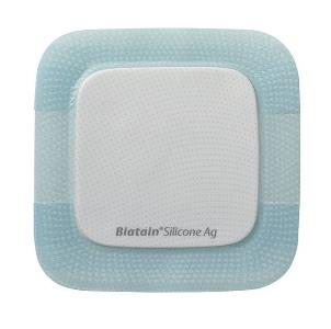 MEDICAZIONE BIATAIN IN SCHIUMA DI POLIURETANO A RILASCIO DI ARGENTO CON BORDO ADESIVO IN SILICONE 10X10 CM 5 PEZZI - doctorpill.it