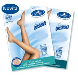 SAUBER CALZA AUTOREGGENTE 140 DENARI MAGLIA MICRORETE NEUTRO BEIGE 4 LINEA CLASSICA - doctorpill.it