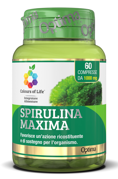 COLOURS OF LIFE SPIRULINA MAXIMA 60 COMPRESSE 1000 MG - doctorpill.it