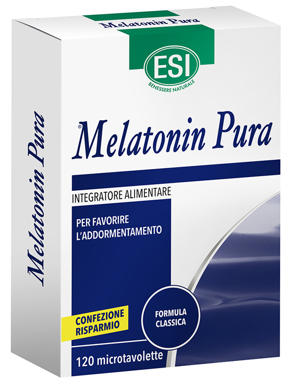 ESI MELATONIN PURA 120 MICROTAVOLETTE - doctorpill.it