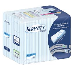 TRAVERSA SALVAMATERASSO PER INCONTINENZA SERENITY CLASSIC ALOE 80X180CM 15 PEZZI FARMABILITY - doctorpill.it