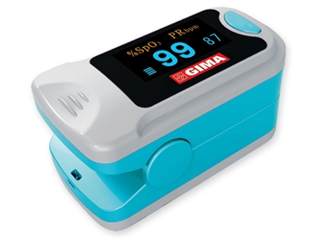 PULSOSSIMETRO DA DITO PULSOXIMETRO OXY-3 CON DISPLAY PER MISURAZIONE DIOSSIGENO NEL SANGUE E BATTITO CARDIACO CON CORDINO E BATTERIE - doctorpill.it