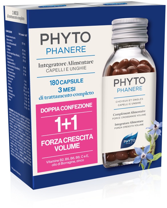 PHYTO PARIS PHYTOPHANERE INTEGRATORE ALIMENTARE CAPELLI/UNGHIE 90+90 CAPSULE - doctorpill.it