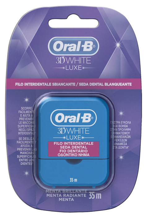 ORALB 3D WHITE LUXE FILO INTERDENTALE 35 METRI - doctorpill.it