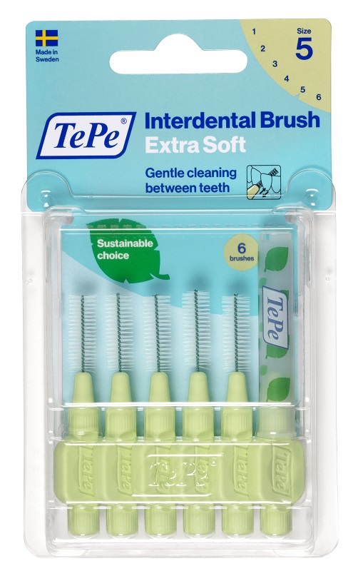 TEPE SCOVOLINO XSOFT VERDE 0,8MM 6 PEZZI - doctorpill.it