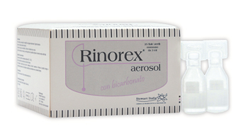 FIALA PER AEROSOL RINOREX BICARBONATO 25 FIALE 3 ML - doctorpill.it