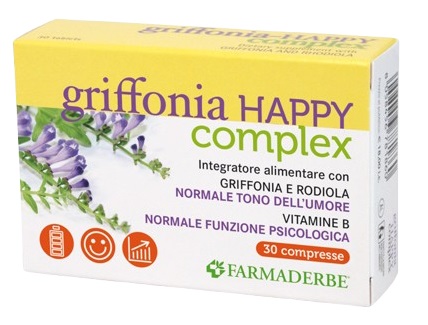 GRIFFONIA HAPPY COMPLEX 30 COMPRESSE - doctorpill.it