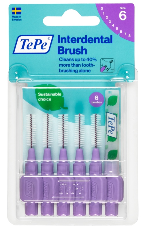 TEPE SCOVOLINO VIOLA 1,1MM 6 PEZZI - doctorpill.it