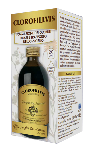 CLOROFILLVIS LIQUIDO ANALCOLICO 200 ML - doctorpill.it